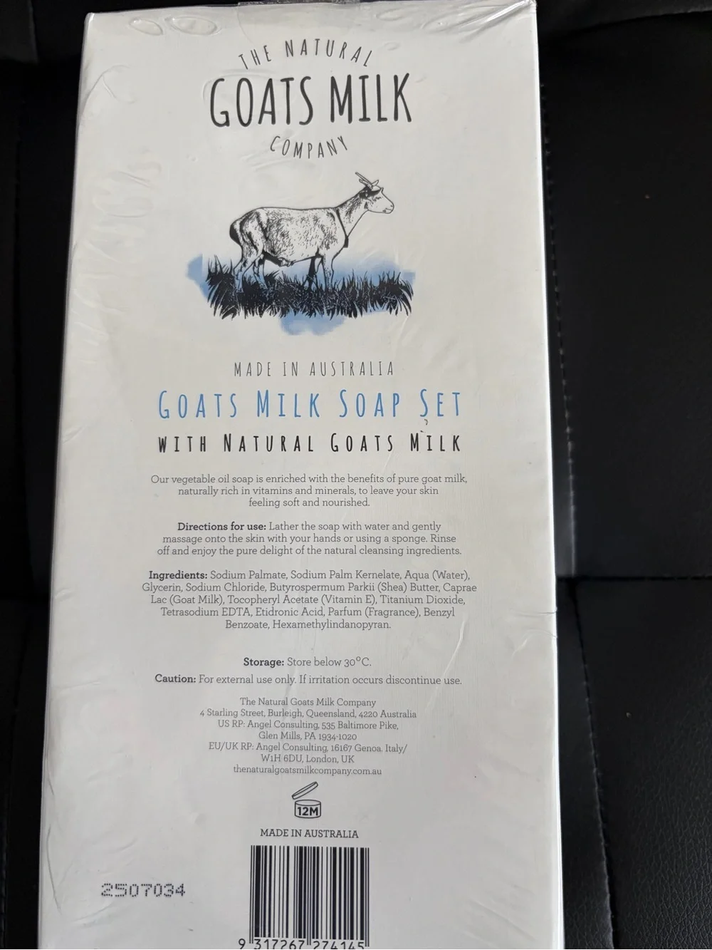 The Natural Goats Milk Company Soap Set - Cream